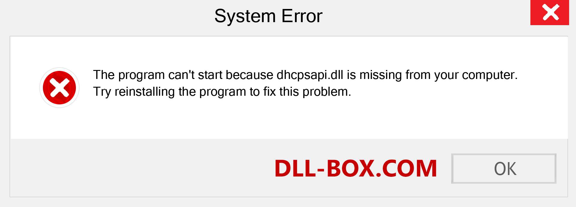  dhcpsapi.dll file is missing?. Download for Windows 7, 8, 10 - Fix  dhcpsapi dll Missing Error on Windows, photos, images