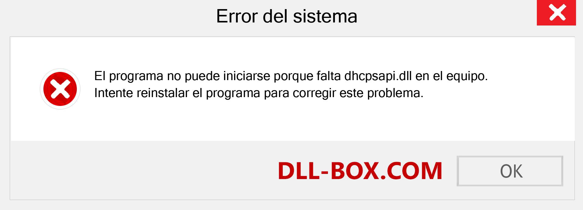 ¿Falta el archivo dhcpsapi.dll ?. Descargar para Windows 7, 8, 10 - Corregir dhcpsapi dll Missing Error en Windows, fotos, imágenes